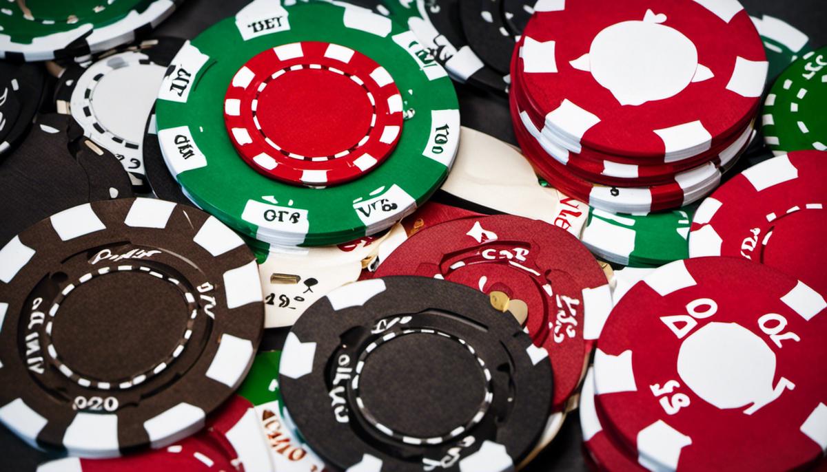 Image of different casino chips with the words 'Best Casinos for Baccarat en Vivo' written on them.