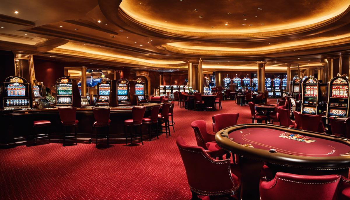 Imagen de un casino online seguro con baccarat en vivo
