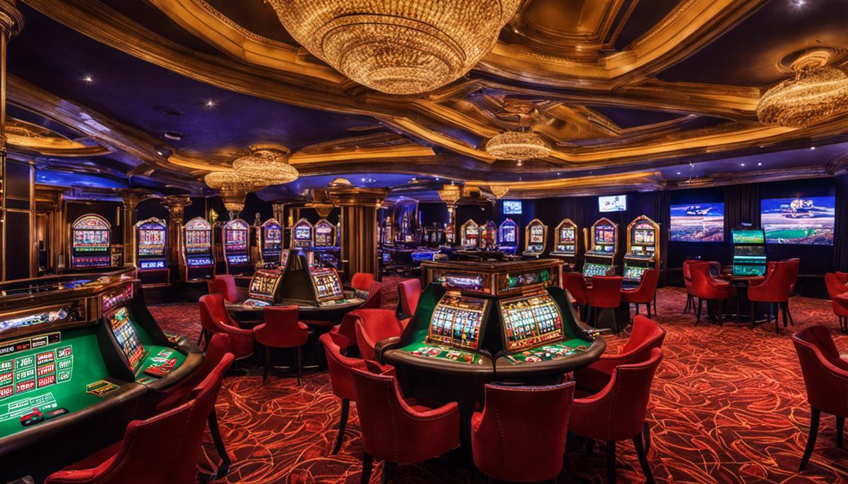 Imagen de un casino virtual de criptomonedas en Chile
