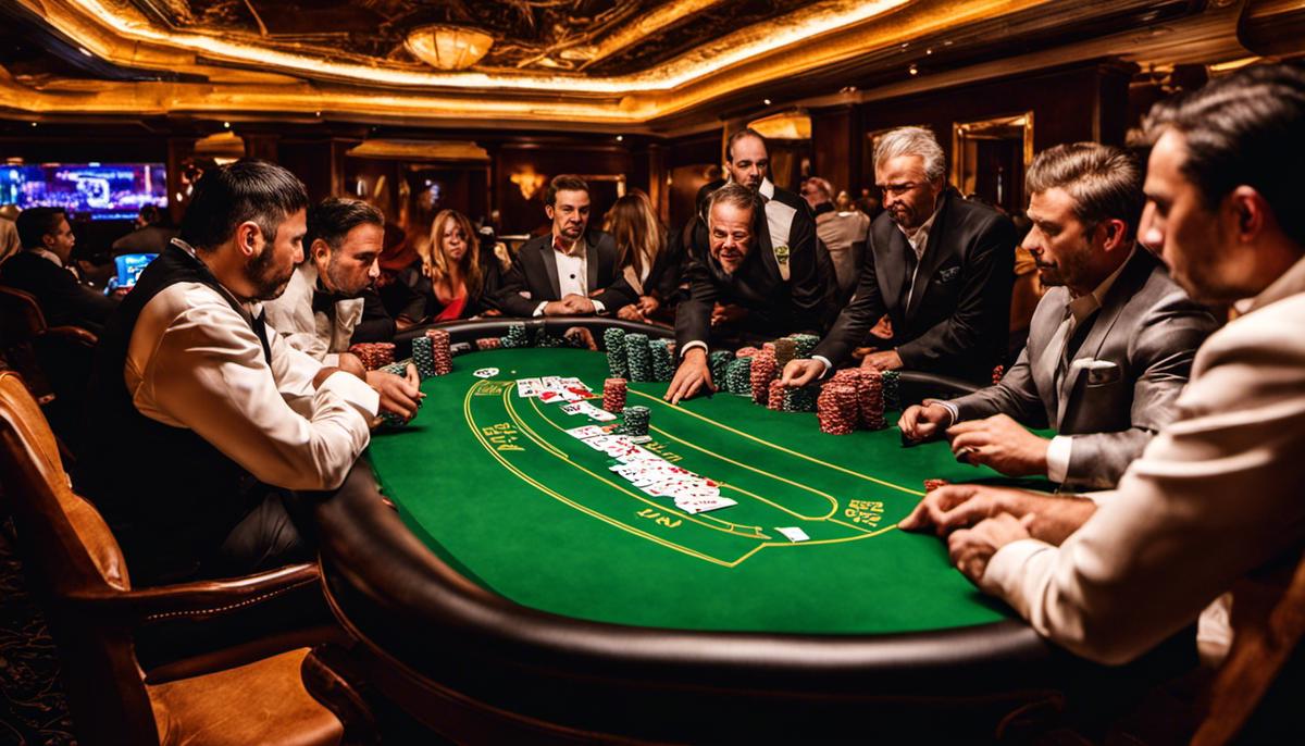 Imagen de jugadores de poker disfrutando de la experiencia en Betsson Chile