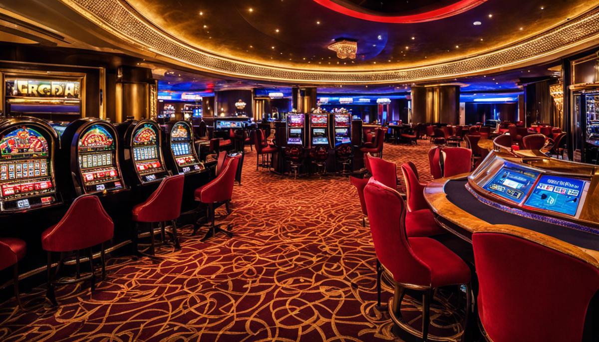 Imagen de un casino con juegos populares y Ripple en Chile