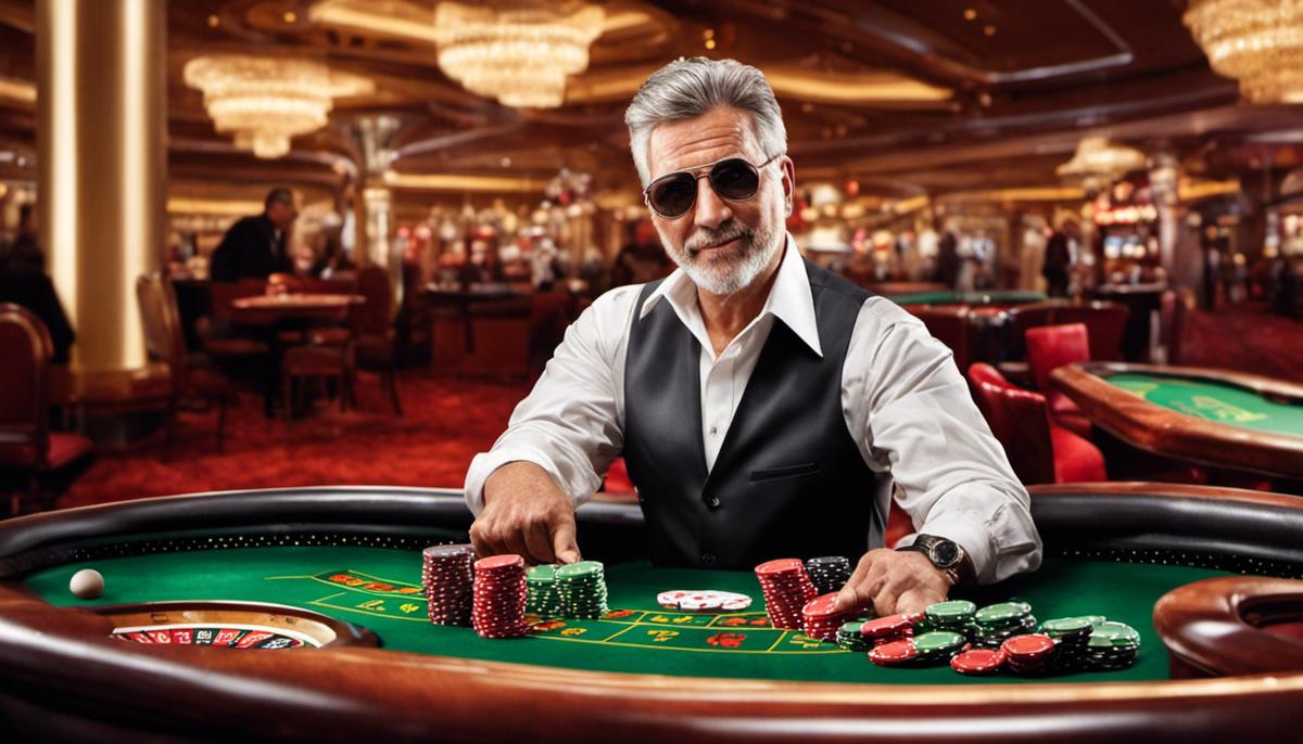 Imagen ilustrativa de un jugador retirando ganancias en un casino online