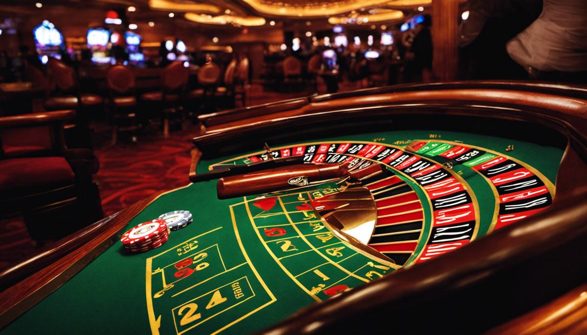 Imagen de la Ruleta en Winchile en un casino para ilustrar las estrategias de Ruleta descritas en el texto